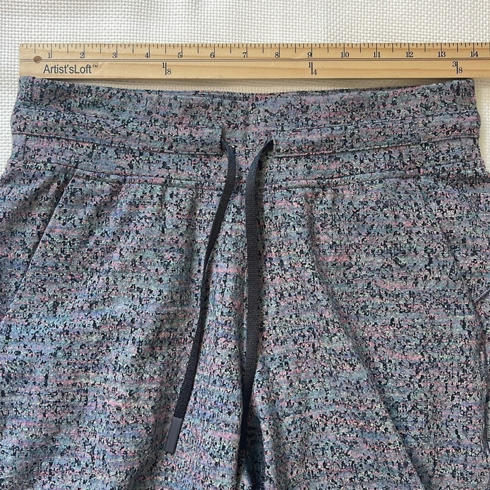 Lululemon Ready to Rulu 7/8 Jogger Neon Tweed Jacquard Battleship Electric EUC - Picture 12 of 14